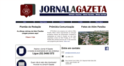 Desktop Screenshot of jornalagazeta.com.br