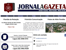 Tablet Screenshot of jornalagazeta.com.br